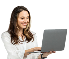 Girl with Laptop