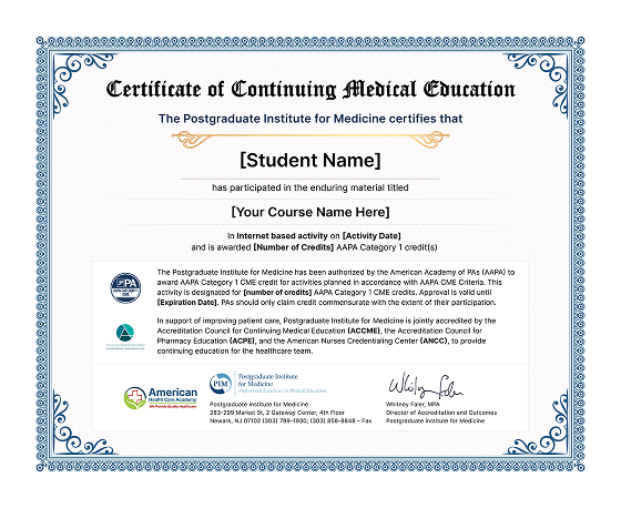 CPR & AED Certificate